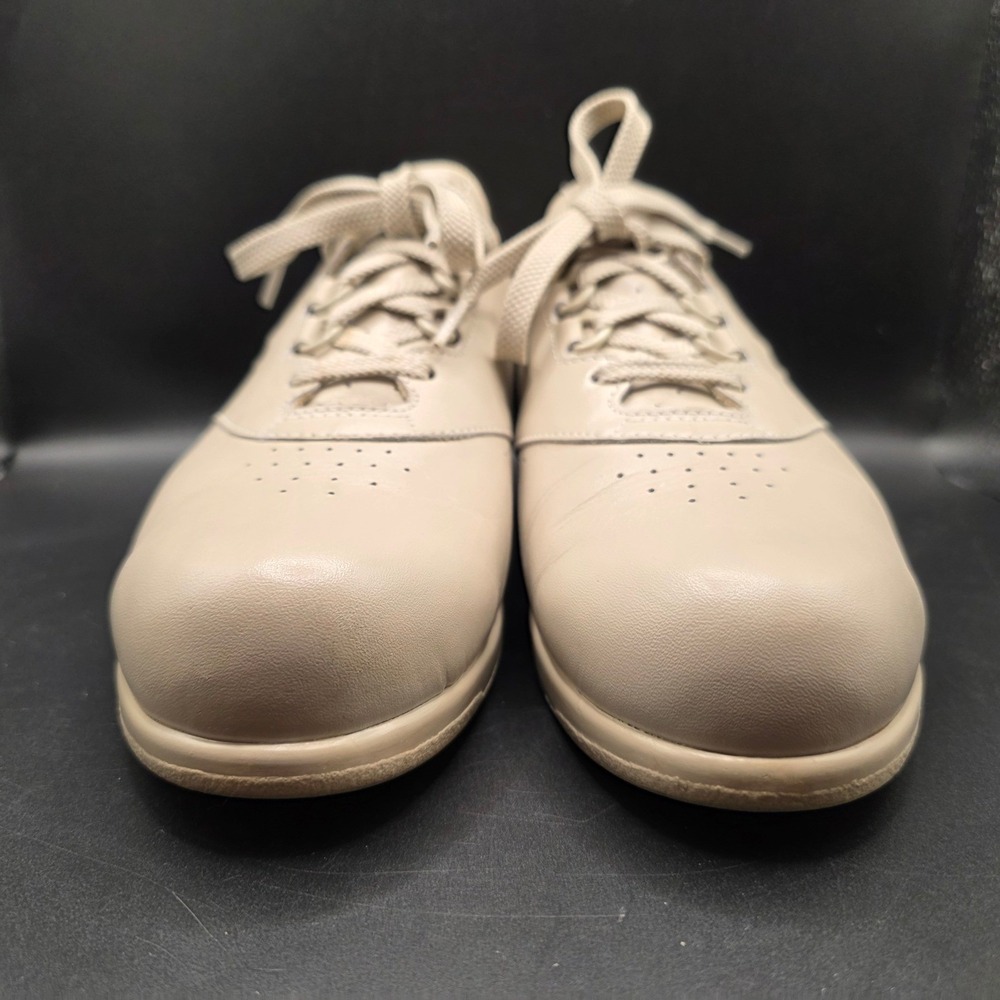 SAS Free Time Women 8.5S Bone Leather Walking Shoes Sneakers Made in USA Comfort - Picture 2 of 11